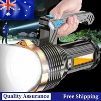 High Powered 12000000lm Led Flashlight Super Bright Torch Usb Rechargeable Lamp Portable Hand Held Outdoor Lighting