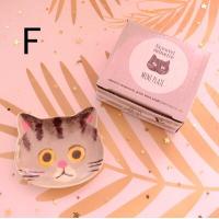 Cute Cat Ceramic Vinegar Seasoning Butter Dish Mini Sauce Salt Snack Small Plate For Kitchen Gadget Multipurpose Seasoning Bowl