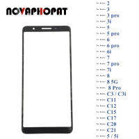 สีดำ Digitizer LCD Sensor สำหรับ Realme 2 3 3i 5 6 6i 7 7i 8 Pro C3 C11 C15 2021 5G หน้าจอสัมผัสเลนส์แก้ว