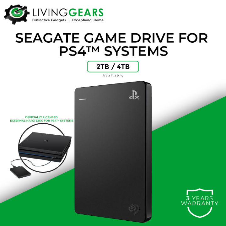 Seagate 2TB / 4TB Game Drive for PS4/PS5 Playstation GameDrive