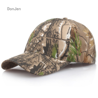 DonJen Outdoor Sunscreen Jungle Camouflageแฟชั่นหมวกเบสบอลลายพราง: กลางแจ้ง (ปรับได้)