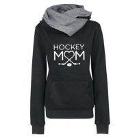 Hoodies For Women Hockey Mom Letters Print Hoodies Hoodies Women Tops Kawaii Sweatshirt Femmes Cotton Pattern Pockets Hoody