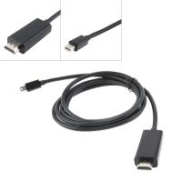 Mini 1.8M 1080P DisplayPort HDMI1.4 Cable DP to HDMI Active Adapter Display Port HDMI Connector Converter Cord for Dell Adapters Adapters