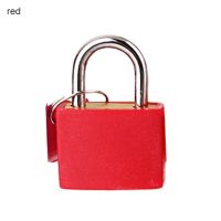 【HOT SALE】 GUPURUN 8สี Multicolor พลาสติกกรณี Padlocks Keyed กุญแจเหล็กกุญแจ Travel Diary Book ล็อค Home Improvement