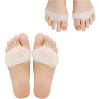 ☄✥♛ 1 Pair Silicone Forefoot Pad Calluses Corns Foot Pain Care Absorption Metatarsal Pads High Heels Insoles Gel Health Insoles