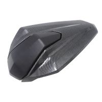 Motorcycle Rear Pillion Passenger Cowl Back Cover Fairing Part for Ninja 400 2018 (Carbon Fiber)