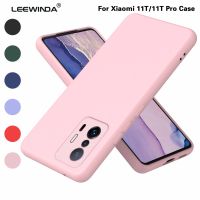 สำหรับ Xiaomi 11T/11T Pro เคสโทรศัพท์,เลียนแบบ Liquid Silica Gel + Flannelette TPU Soft Shell ปกหลัง