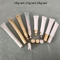 10Ml/15Ml /20Ml Soft Hose &amp;Tube With Metal Massage Head Eye Cream Essence Tube Cosmetic Container Empty Bottle Lotion Tube