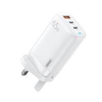 【ร้าน Xphone 】 REMAX ซีรีส์ RP-U55อาณาเขต65W USB + ที่ชาร์จความเร็วสูงอินเตอร์เฟสแบบ USB-C คู่/ชนิด C,ข้อมูลจำเพาะ: ปลั๊กแบบ UK
