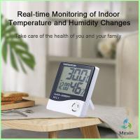 Mexin แบบดิจิตอล  LCD แบบดิจิตอล เครื่องวัดอุณหภูมิและความชื้น Digital Temperature Meter