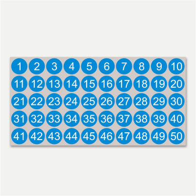 1 Inch Labels Stickers 1 To 50 Number Stickers Number Stickers Labels Stickers Self-Adhesive Decal Stickers Storage Classification 1 Inch Labels Stickers Waterproof Labels Number Labels 1 To 50 Number Stickers Number Inventory Stickers For Indoor