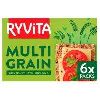 จัดให้คุณ? Ryvita multi grain crisp bread ขนมปังกรอบผสมธัญพืช ขนาด 250g Made in UK ?  (1 pc)