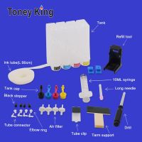 【Worth-Buy】 mjrtup Toney King ระบบจ่ายหมึก CISS 4สีสำหรับ PG 445 PIXMA MX494 MG2440 MG2540 MG 2440 2540 2940 2540S Printer Ciss Tank