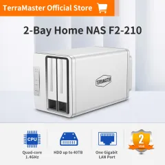 TerraMaster F2-212 2Bay NAS - Quad Core 1GB RAM DDR4 Personal