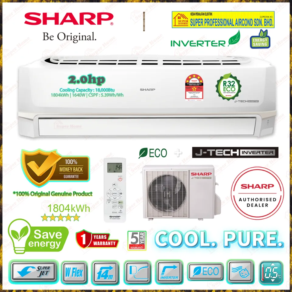 aircond sharp inverter ok ke