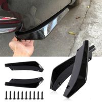 Protector Universal Spoiler 2pcs Car Rear Bumper Lip Angle Splitters Diffuser Bumper Lip Canards Wrap Angle Scratch Protector