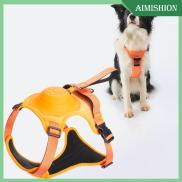 Aimishion No Pull Dog Harness Auto Stop Rope for Safety Use Adjustable