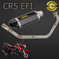 ท่อแต่งcr5 efiท่อakrapovic เคฟล่า ท่อgpx cr5 หัวฉีด เสียง แน่น นุ่ม ทุ้ม ไม่แตกในรอบสูง ระบายความร้อนได้ดี อัตราเร่งดีขึ้น ตรงรุ่น ท่ออาคาโพวิค จ