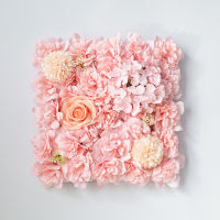 Rose Hydrangea Dandelion Flower Wall Silk Artificial Flowers Wedding Party Home Christmas Backdrop Photo Frame Decor