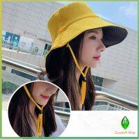 Gw หมวกใส่ได้ "สองด้าน" หมวกกันแดดกลางแจ้ง หมวกเดินเขา หมวกถัง Double-sided sun hat