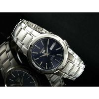 นาฬิกา SEIKO 5 Automatic รุ่น SNKA05K1 นาฬิกาผู้ชายสายแสตนเลสสีเงิน หน้าปัดสีน้ำเงิน - ของแท้ 100% รับประกันสินค้า1ปี