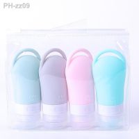 1pcs Hanging Silica Gel Packaging Bottle Sub-Bottle Travel Set Travel Storage Bottle Porous Silicone Bottle Set Sub-Package