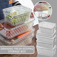 Fridge Organizer Storage Box Refrigerator Drawer Plastic Storage Container Shelf Fruit Food Storage Box Kitchen Accessories t2g