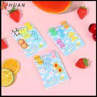 HUAN 10 PCS/ 30 PCS ปฏิบัติ นำมาใช้ใหม่ เด็กวัยหัดเดิน มินิน่ารัก ส้อมผลไม้สำหรับเด็ก ไม้จิ้มฟัน ฟาร์มสัตว์การ์ตูน อาหารสำหรับเด็ก