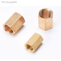 1PC 1/8 quot; 1/4 quot; 3/8 quot; 1/2 quot; 3/4 quot; 1 quot; Brass BSP Female Thread Hex Straight Pneumatic Connector Joint Adapter