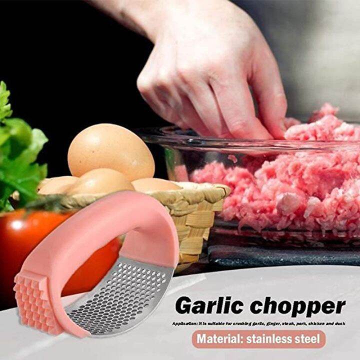 stainless-steel-garlic-press-with-meat-tenderizer-manual-garlic-chopper-peeling-garlic-fruit-vegetable-tools-kitchen-accessories