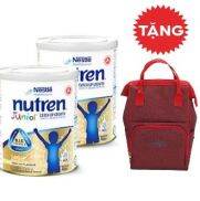 Combo 2 lon Sữa bột Nutren Junior 800g +Tặng 1 balo bỉm sữa cho mẹ màu