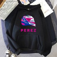 F1 Car 11 hoodies Sergio Perez Helmet Graphic sweatshirt for Men Hot Game Clothes spring autumn pullover Y2k Top Casual Size XS-4XL