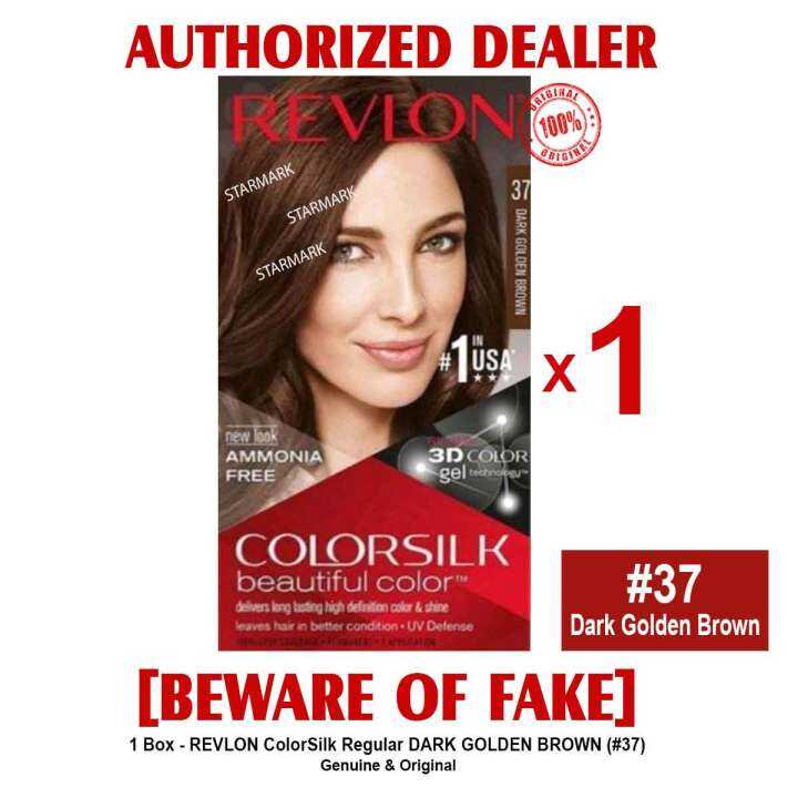 REVLON Colorsilk BEAUTIFUL Color Revlon DARK GOLDEN BROWN (37