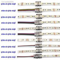 ▥∏๑ 1/3pcs LED Connector 2/3/4/5/6 Pin LED Strip Connector For SMD 5050 RGB RGBW RGBWW CCT WS2812B LED Strip Wire Connection Splice