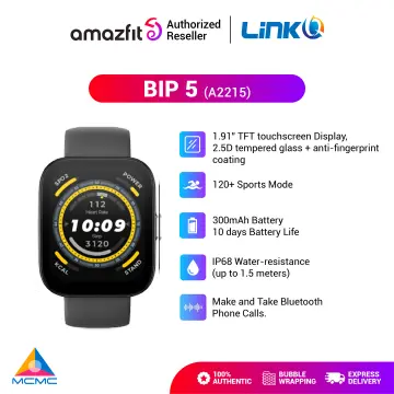 Amazfit Bip 5 Smartwatch, 1 Year Warranty, 1.91 TFT Display, IP6814  Waterproof