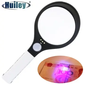 3x Giant Hands Free Desktop Big Magnifying Glass with 4 LED Lights