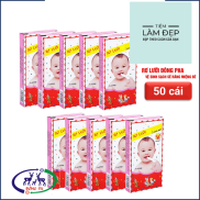 Combo 10 hộp 50 cái rơ lưỡi ĐÔNG PHA vệ sinh răng miệng an toàn cho bé