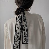 ∈♛ Fashion Hair Sticks Hairpins Vintage Elegant Hairband Headwear Retro Silk Scarf Long Scarf Hair Jewelry Female Girls Accessories