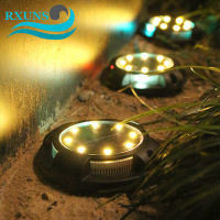 Solar Ground Lights Waterproof 12 LED Buried Garden Walkway Light Yard Pathway Deck Patio Villa Floor Spot Lamp Decoration