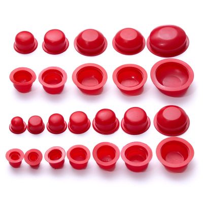 Round Pipe Plug Rubberstopperplug Hole Silicone Cover Screw Protective Cap Sealing PVC Nut Waterproof Tube Threaded Dust Inner
