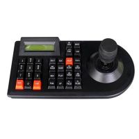 3D Joystick PTZ Keyboard Pan Tilt Zoom Controller for Analog CCTV PTZ Dome Cameras RS485 Control Keyboard-EU Plug