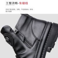 Winter Martin boots mens high-top plus cashmere tactical military boots Korean version of the wildwinter Martin boots mens high-top with velvet tactical military boots Korean sty