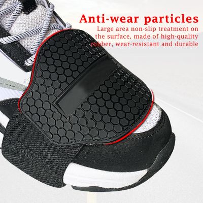 New Hot Motorcycle Shoes Protective Motorbike Moto Gear Shifter Men Shoe Boots Protector Shift Sock Boot Cover Shifter Guards Adhesives Tape
