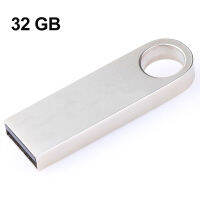 Techkey - Usb Stick 32 Gb Metal Flash Disk Small Se9 Neutral Usb Flash Disk Silver Color Novelty Gift Idea