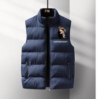 ✹✕☽ 2023 autumn winter mens down vest warm comfortable leisure solid can be customized