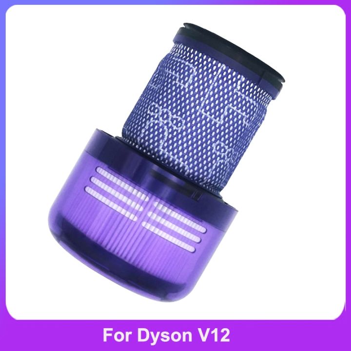 ชุดตัวกรองขนาดใหญ่ล้างทำความสะอาดได้สำหรับ-dyson-v12ไซโคลนสัตว์แน่นอนชิ้นส่วนเครื่องดูดฝุ่นไร้สายสะอาดแทนที่ตัวกรอง