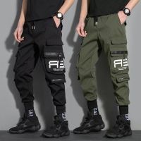 CODkuo0186 Vintage Ankle Casual Slim Fit Work Cargo Tactical Six 6 Pocket Pants Men Seluar Kerja Kargo Lelaki