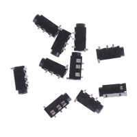 10ชิ้น/ล็อต Pj-320d 4 Pins Smd 3.5มมหูฟังสตรีสายเชื่อมต่อสัญญาณเมาท์ Pcb