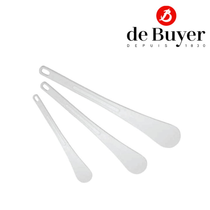 de-buyer-4745-white-spatula-polyglass-220c-สปาตูล่า