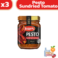 (แพ็ค3)Leggos Sundried Tomato Pesto เลกโกส์ ซอสเพสโต้ มะเขือเทศซันดราย 190กรัม